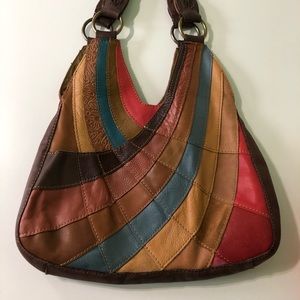 Lucky Brand Hobo Leather Shoulder Bag